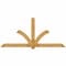 Ekena Millwork Redmond Rough Sawn Timber Gable Bracket, Western Red Cedar, 108"W x 49"H x 2"D x 6"F, 11/12 Pitch GBW108X49X0206RED00RWR - alternate 1